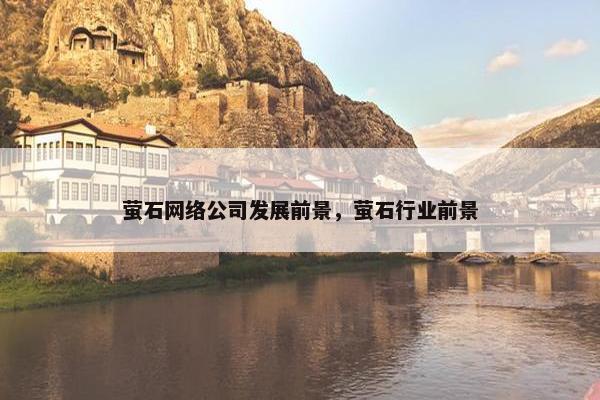 萤石网络公司发展前景，萤石行业前景