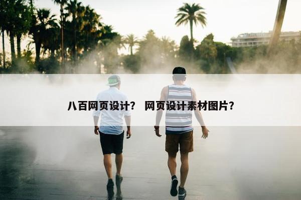 八百网页设计？ 网页设计素材图片？