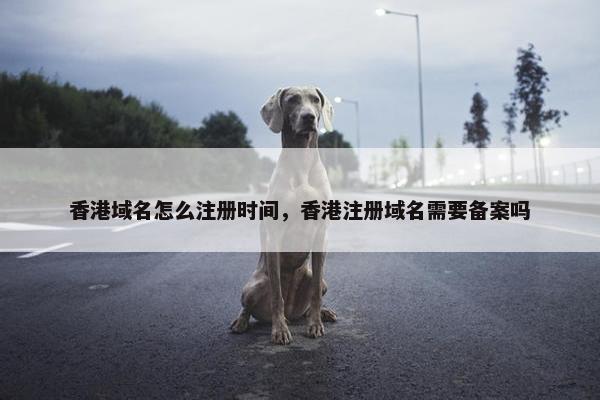 香港域名怎么注册时间，香港注册域名需要备案吗