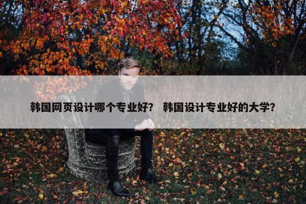 韩国网页设计哪个专业好？ 韩国设计专业好的大学？