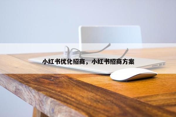 小红书优化招商，小红书招商方案