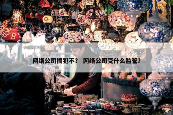 网络公司搞犯不？ 网络公司受什么监管？