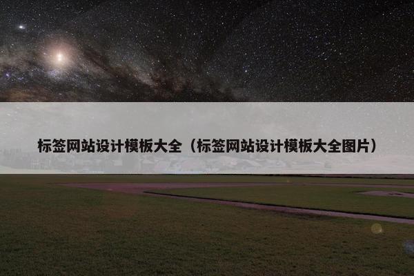标签网站设计模板大全（标签网站设计模板大全图片）