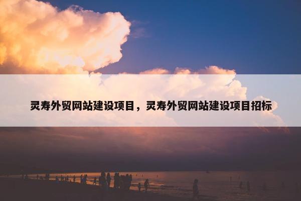 灵寿外贸网站建设项目，灵寿外贸网站建设项目招标