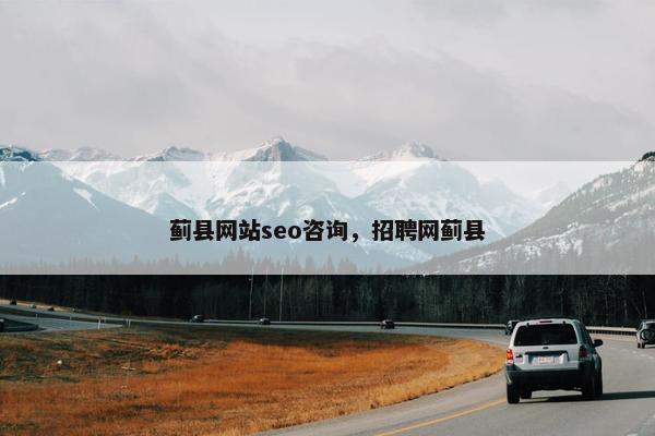 蓟县网站seo咨询，招聘网蓟县
