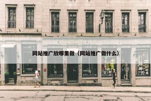 网站推广放哪里做（网站推广做什么）