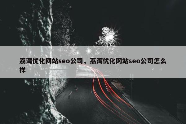 荔湾优化网站seo公司，荔湾优化网站seo公司怎么样