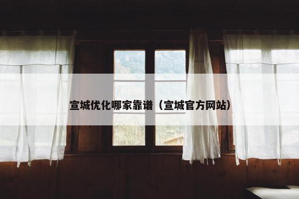 宣城优化哪家靠谱（宣城官方网站）