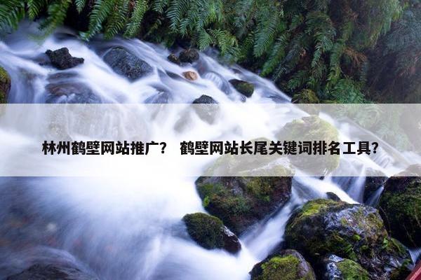 林州鹤壁网站推广？ 鹤壁网站长尾关键词排名工具？