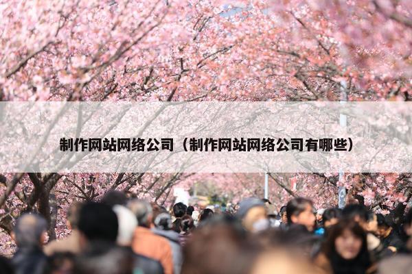 制作网站网络公司（制作网站网络公司有哪些）