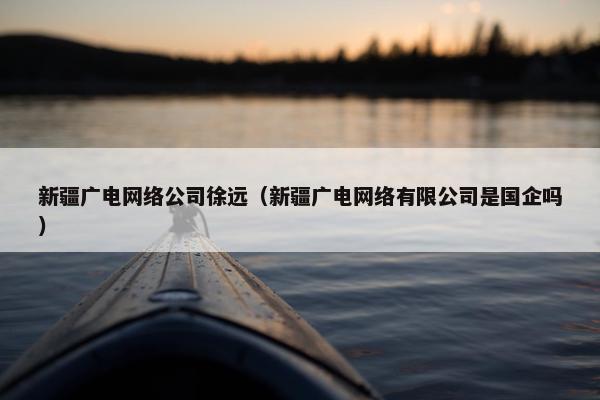新疆广电网络公司徐远（新疆广电网络有限公司是国企吗）