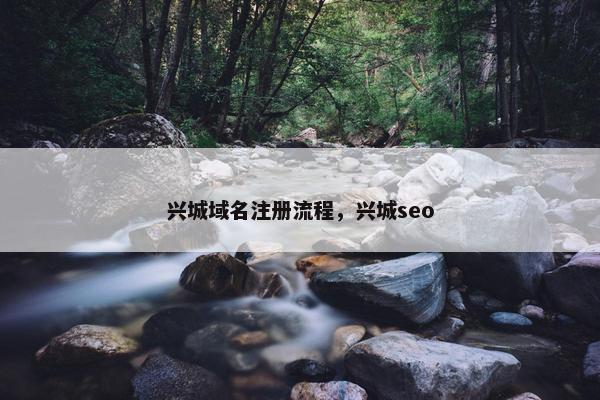 兴城域名注册流程，兴城seo
