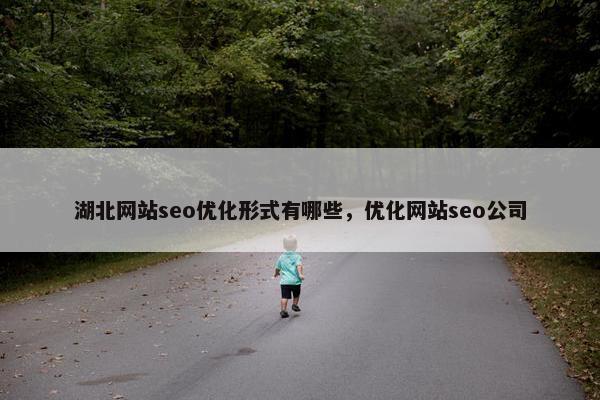 湖北网站seo优化形式有哪些，优化网站seo公司