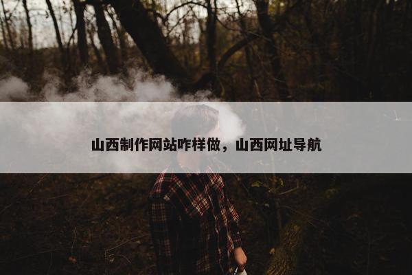 山西制作网站咋样做，山西网址导航