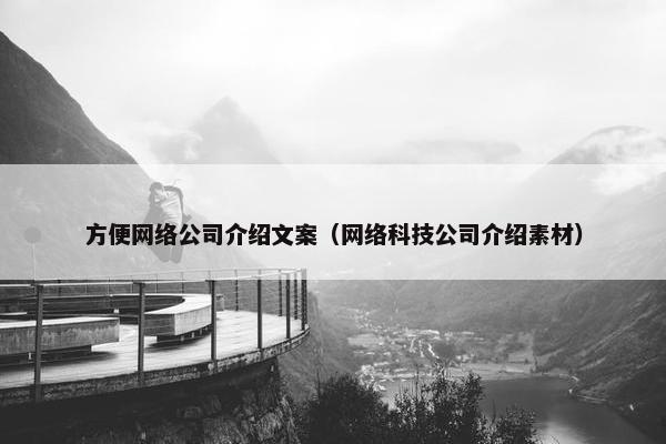 方便网络公司介绍文案（网络科技公司介绍素材）