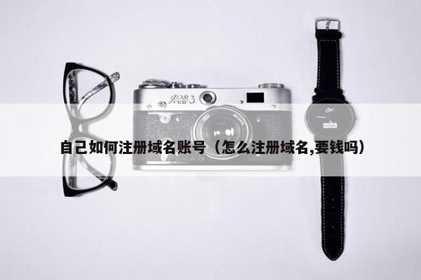 自己如何注册域名账号（怎么注册域名,要钱吗）