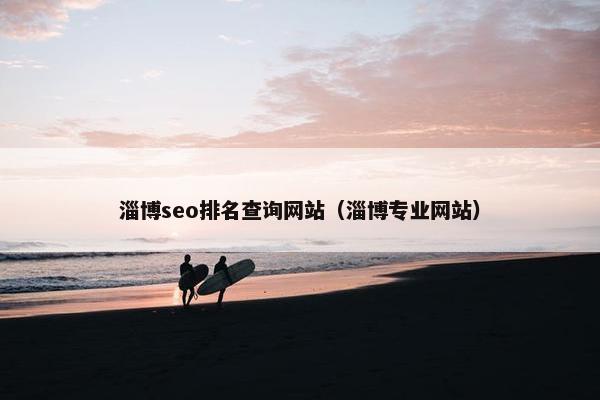 淄博seo排名查询网站（淄博专业网站）