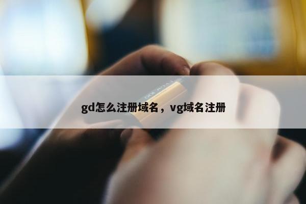 gd怎么注册域名，vg域名注册