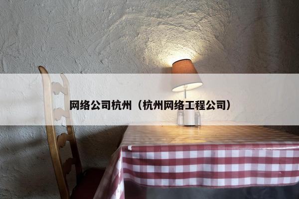 网络公司杭州（杭州网络工程公司）