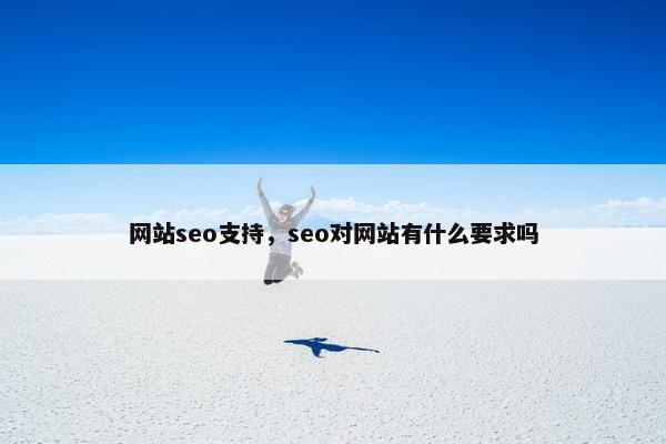 网站seo支持，seo对网站有什么要求吗
