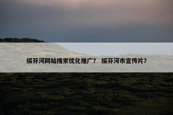 绥芬河网站搜索优化推广？ 绥芬河市宣传片？
