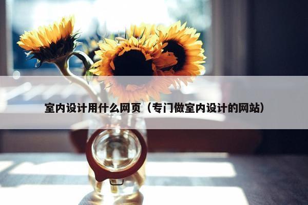 室内设计用什么网页（专门做室内设计的网站）