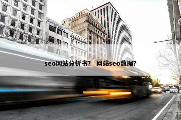 seo网站分析书？ 网站seo数据？