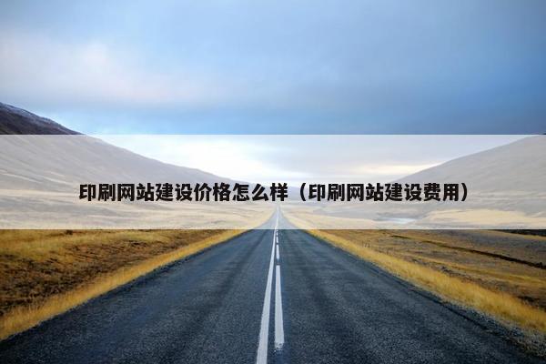 印刷网站建设价格怎么样（印刷网站建设费用）