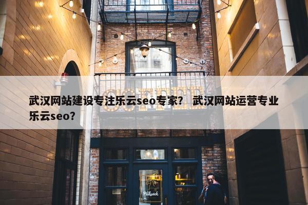 武汉网站建设专注乐云seo专家？ 武汉网站运营专业乐云seo？
