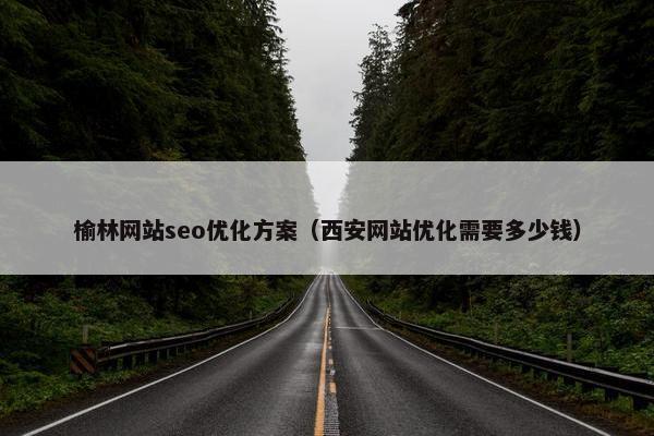 榆林网站seo优化方案（西安网站优化需要多少钱）