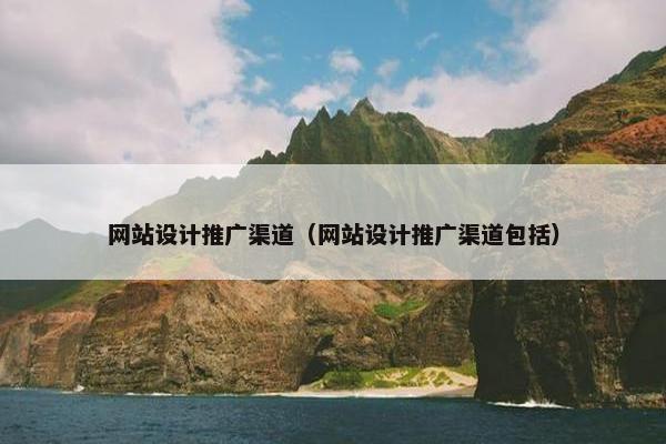 网站设计推广渠道（网站设计推广渠道包括）