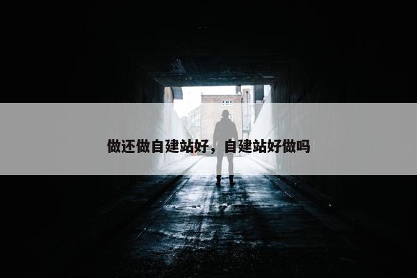做还做自建站好，自建站好做吗