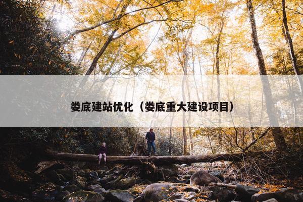娄底建站优化（娄底重大建设项目）