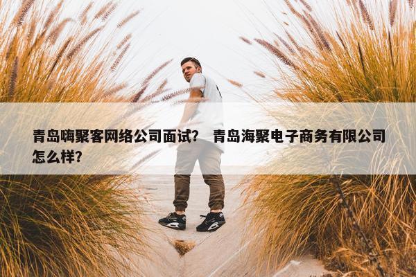 青岛嗨聚客网络公司面试？ 青岛海聚电子商务有限公司怎么样？