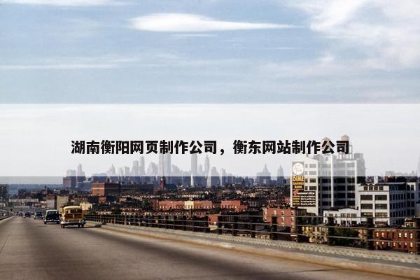湖南衡阳网页制作公司，衡东网站制作公司