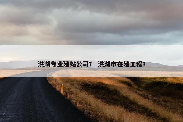 洪湖专业建站公司？ 洪湖市在建工程？