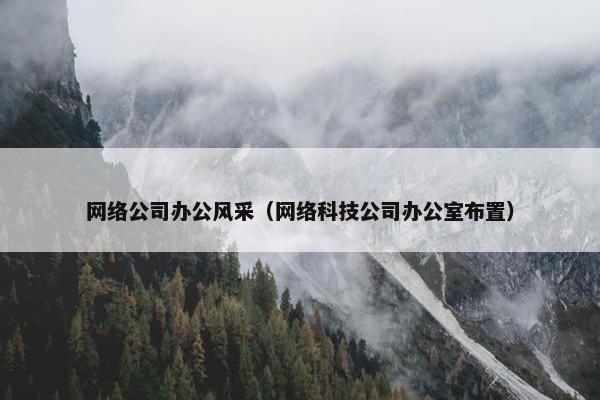 网络公司办公风采（网络科技公司办公室布置）