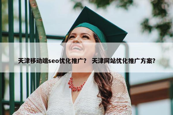 天津移动端seo优化推广？ 天津网站优化推广方案？