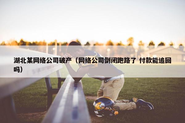 湖北某网络公司破产（网络公司倒闭跑路了 付款能追回吗）