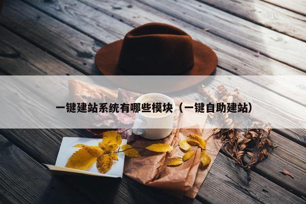 一键建站系统有哪些模块（一键自助建站）