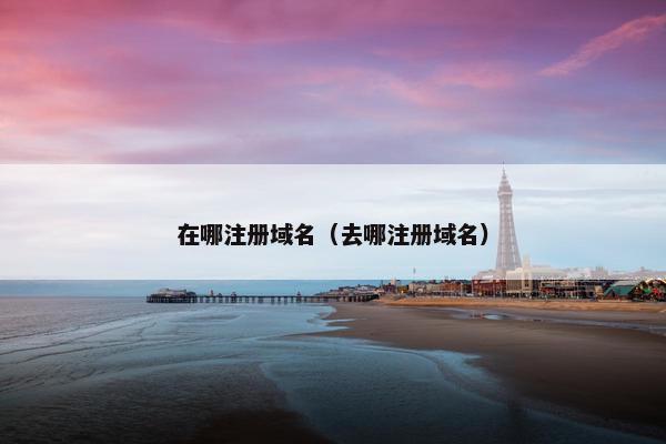 在哪注册域名（去哪注册域名）