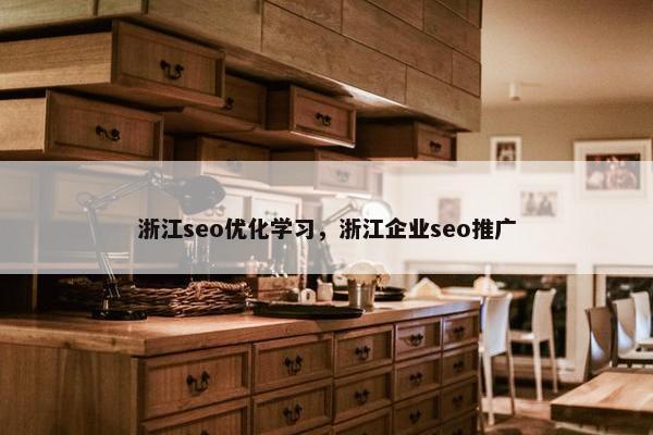 浙江seo优化学习，浙江企业seo推广