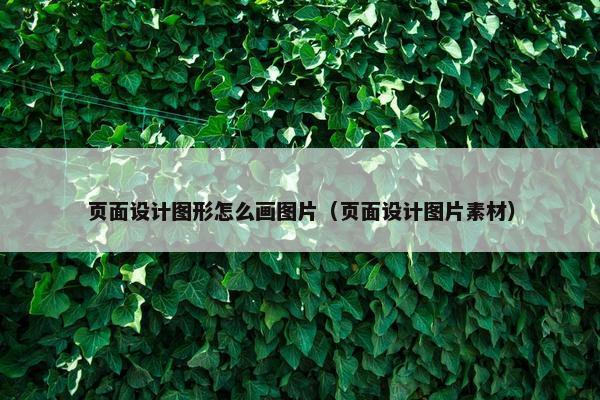 页面设计图形怎么画图片（页面设计图片素材）