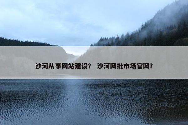 沙河从事网站建设？ 沙河网批市场官网？