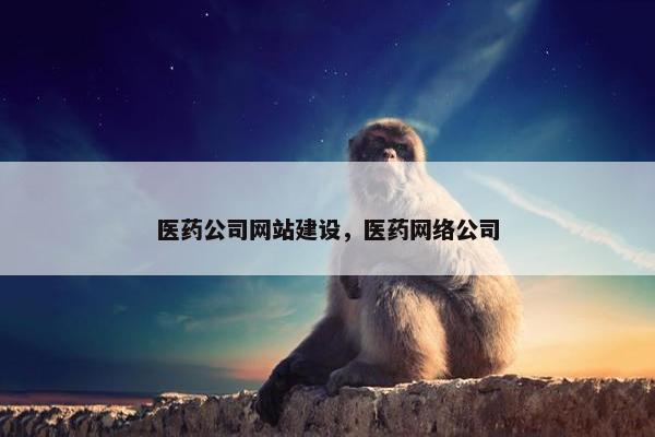 医药公司网站建设，医药网络公司