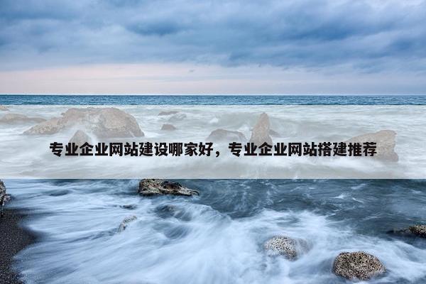 专业企业网站建设哪家好，专业企业网站搭建推荐