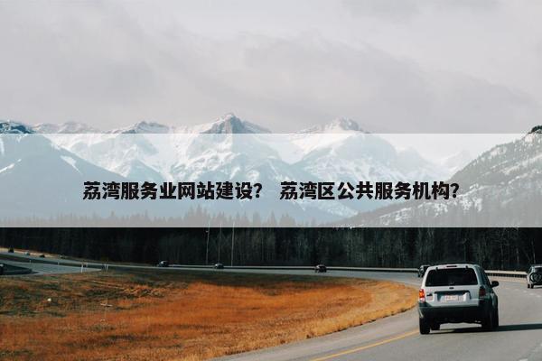 荔湾服务业网站建设？ 荔湾区公共服务机构？