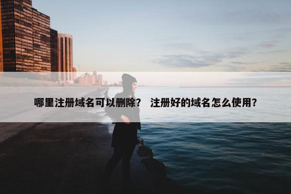 哪里注册域名可以删除？ 注册好的域名怎么使用？