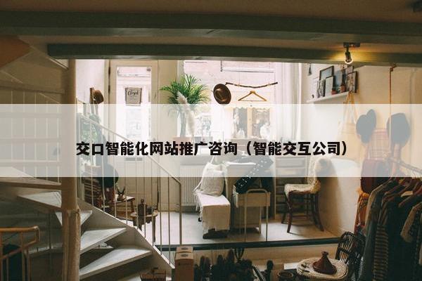 交口智能化网站推广咨询（智能交互公司）