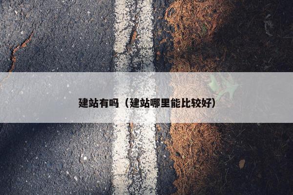 建站有吗（建站哪里能比较好）
